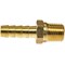 Dorman Inverted Flare Male Connector Barbed End 14 MNPT Thread Size 172 Length Brass 785-414D - alternate 1